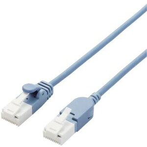 ELECOM GR LANP[u/CAT6A/ܐ܂h~/XCORlN^/5.0m/u[ LD-GPATSW/BU50