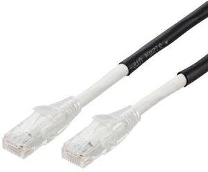 ELECOM �G���R�� LAN�P�[�u��/CAT6A/���O�Ή�/10.0m/�u���b�N LD-GPAOS/BK10
