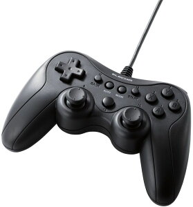 ELECOM GR LQ[pbh/Xinput/PSnzu/A/XeBbN[hؑ/y/ubN JC-GP20SBK