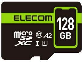 ELECOM エレコム MicroSDXCカード/データ復旧サービス2年付/UHS-I U1 90MB/s 128GB MF-SP128GU11A2R