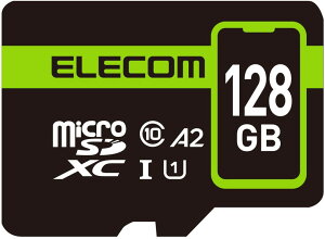 ELECOM エレコム MicroSDXCカード/データ復旧サービス2年付/UHS-I U1 90MB/s 128GB MF-SP128GU11A2R