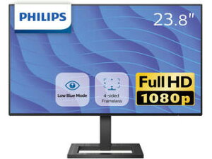 PHILIPS/フィリップス IPSパネル採用 フルHD対応23.8型ワイド液晶ディスプレイ E Line 5年保証 242E2F/11 単品購入のみ可(同一商品であれば複数購入可)クレジットカード決済 代金引換決済のみ