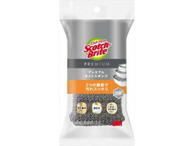 3M スリーエム スコッチブライト プレミアムネットスポンジ グレー