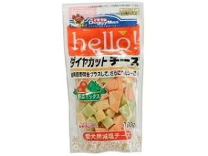 DoggyMan ドギーマンハヤシ hello!ダイヤカットチーズ 野菜ミックス 100g r1000spg