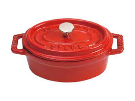 staub ストウブ ピコ・ココット　オーバル／29cm　チェリー　102906 プロユース（業務用）として販売されている国内正規販売ルートの商品です。家庭用に付属されている生涯保証書（シリアルナンバー）は付属されておりません。予めご了承ください。