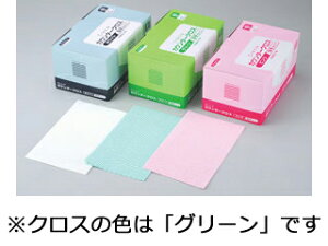 Crecia 日本製紙クレシア 抗菌カウンタークロス 厚手(60枚入)グリーン 65312