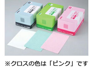 Crecia 日本製紙クレシア 抗菌カウンタークロス 厚手(60枚入)ピンク 65322