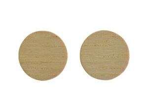 TRUSCO/トラスコ中山 ねじ穴用シール 14MM 木目ヒッコリー 12個入 NC14-MH