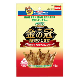 DoggyMan ドギーマンハヤシ 無添加良品 アキレススティック 金の冠 細切りとさか45g