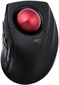 ELECOM エレコム トラックボールマウス“DEFT PRO” 有線・無線・Bluetooth 3種接続 8ボタン チルト機能 M-DPT1MRXBK