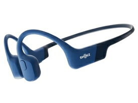 Shokz ショックス 骨伝導方式 Bluetoothヘッドホン イヤホン 耳かけ OpenRun Blue SKZ-EP-000005