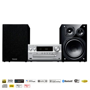 【同梱不可】 Panasonic パナソニック SC-PMX900-S(シルバー) CDステレオシステム 【日時指定不可】 【銀振・代引不可】
