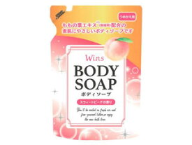 NIHON DETERGENT 日本合成洗剤 ウインズ ボディソープ スウィートピーチの香り つめかえ用 340g