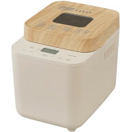 IRIS OHYAMA アイリスオーヤマ IBM-010-C サンドベージュ コンパクトホームベーカリー 24種類の自動メニ…