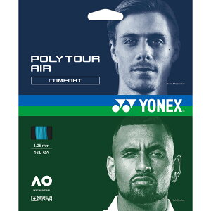 YONEX ���l�b�N�X PTGA125-18 �e�j�X�X�g�����O POLYTOUR AIR 125�i�|���c�A�[�G�A�[125�j �i�X�J�C�u���[�j