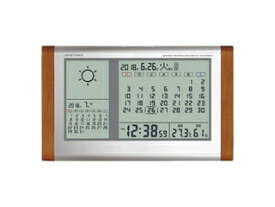 ADESSO アデッソ カレンダー天気電波時計 TB-834