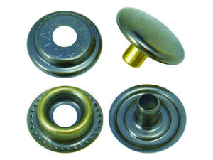TRUSCO �g���X�R���R �n�g���{�^�� ���j�b�P�����b�L 15mm 10�g���� P-THB15-BKNM