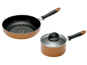 YOKOYAMA よこやま KKCH600S 来栖けい IH対応フライパン26cm&片手鍋16cm