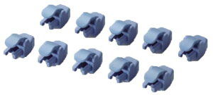 ELECOM �G���R�� �R�l�N�^�ی�J�o�[ �u���[ 10�� LD-RJ45GPC/BU10