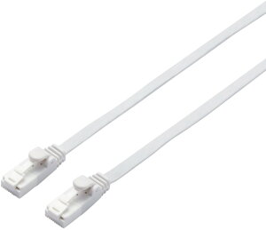 ELECOM GR LANP[u/CAT6A/ܐ܂h~/tbg/1m/zCg LD-GFAT/WH10