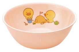 KOKUSAI KAKO 国際化工 メラミン　子供食器　ひよこぐみ　中食器　ピンク　J1HIP