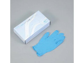 mizuno 水野産業 エクセルフィット ニトリル手袋 ブルー N440 パウダーフリー(100枚入)L