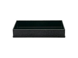 FUKUI 福井クラフト 夢枕長手カトラリーBOX(底親) 黒銀パール