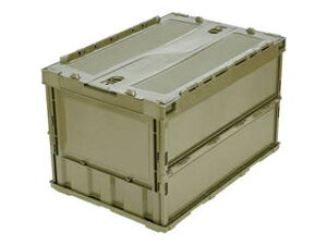 TRUSCO/�g���X�R���R ���^�܂肽���݃R���e�i 50L ���b�N�t�^�t �I���[�u�h���u�F TR-C50B-OD