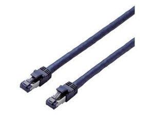 ELECOM �G���R�� LAN�P�[�u��/CAT8/�ܐ܂�h�~/10m/�u���[���^���b�N LD-OCTT/BM100