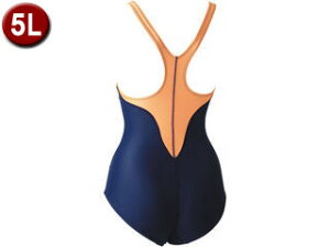 FOOTMARK フットマーク レディース 水泳 アクアライン水着(ワンピース) 101530B2 オレンジ(04) 5L