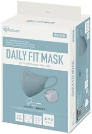 IRIS OHYAMA アイリスオーヤマ DAILY FIT MASK 立体 ふつうサイズ 30枚入 シャボン RK-F30SXF