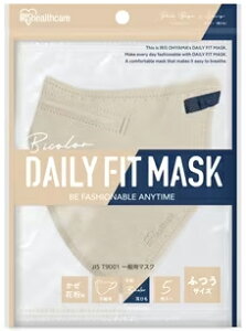 IRIS OHYAMA �A�C���X�I�[���} DAILY FIT MASK ���� �ӂ��T�C�Y ���C�h�T�C�Y 5����(�z���C�g 7����) RK-F7SW RK-F5