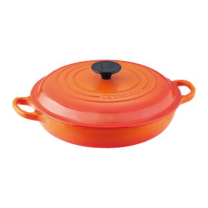 LE CREUSET ���E�N���[�[ ���E�N���[�[�@�r���b�t�F�E�L���Z���[���@26cm�@2532-26-09�@�I�����W