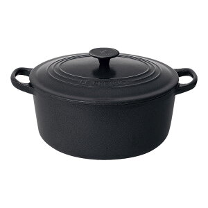LE CREUSET ���E�N���[�[ �R�R�b�g�E�����h�@2501�@28cm�@�}�b�g�u���b�N