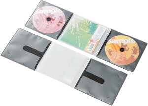 ELECOM GR CD/DVDp\tgP[X 2[ 10 ubN CCD-DP2C10BK