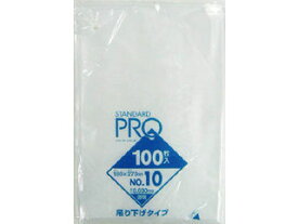 SANIPAK 日本サニパック L10Hスタンダードポリ袋吊り下げタイプ(0.03)10号 L10H-CL