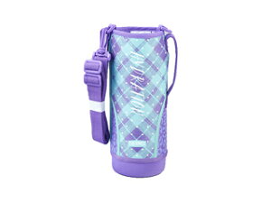 THERMOS サーモス 真空断熱スポーツボトル FHT-1500Fハンディポーチ パープルチェック