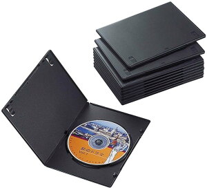 ELECOM GR XDVDg[P[X 10Zbg ubN CCD-DVDS03BK