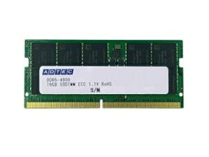 ADTEC AhebN m[g^[NXe[Vp DDR5-4800 SO-DIMM ECC 32GB(2Rx8) ADS4800N-E32GDB @lluݏoT[rXvCyɂp