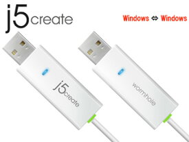 j5 create USB2.0リンクケーブル wormhole switch/ワームホール・スイッチ （Windows用） JUC100
