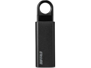 BUFFALO �o�b�t�@���[ �I�[�g���^�[���@�\���ڃm�b�N�X���C�h�� USB3.1�iGen1�j USB�������[ 16GB �u���b�N RUF3-KS16GA-BK