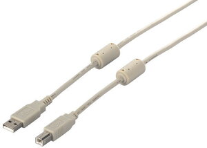 BUFFALO obt@[ USB2.0P[u(A to B)tFCgRA AC{[ 5m BSUABFC250IV