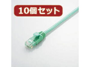 ELECOM �G���R�� �y10�Z�b�g�z �G���R�� Gigabit ���炩LAN�P�[�u��(Cat6����) LD-GPY/G1X10