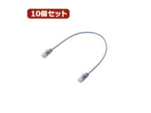 ELECOM GR y10Zbgz GR@Gigabit 炩LANP[u(Cat6) LD-GPY/BU03X10