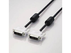 ELECOM �G���R�� 5�Z�b�g �G���R�� DVI�V���O�������N�P�[�u��(�f�W�^��) CAC-DVSL30BKX5