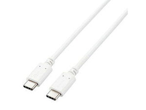 ELECOM �G���R�� �y3�Z�b�g�z �G���R�� USB2.0�P�[�u��(�F�ؕi�AUSB Type-C(TM) to USB Type-C(TM)) U2C-CC5PC20NWHX3