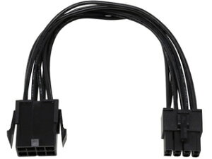 ainex アイネックス PCI Express用電源延長ケーブル 15cm ブラック PX-008B