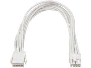 ainex �A�C�l�b�N�X PCI Express�p�d�������X���[�u�P�[�u�� 30cm �z���C�g PX-015V-WH2