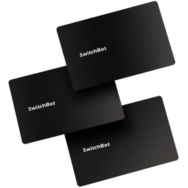 SwitchBot スイッチボット スイッチボット カード 3枚入り(キーパット、指紋認証パッド専用) W2500030