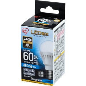 yԌIw͂߂ɁIz IRIS OHYAMA ACXI[} LDA7N-G-E17-6T5 E17 `d60W` Lz^Cv `Ή F